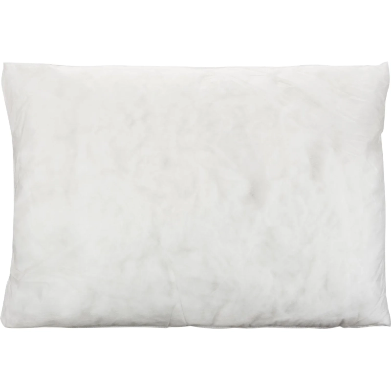 Подушка Luscan 50х70, стеганная, (иск. лебяжий пух/тик ПЭ), белые шашечки