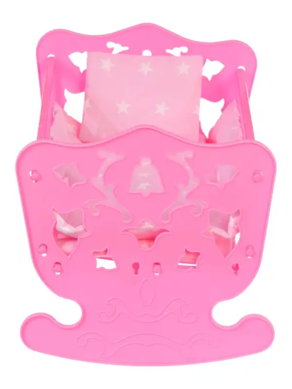 Кровать кукольная, с комплектом белья: матрас, подушка, одеяло (48&times;30 см)