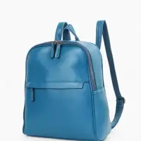 Рюкзак-сумка женский на молнии, с карманами, размер 27&times;9.5&times;32 см, синий