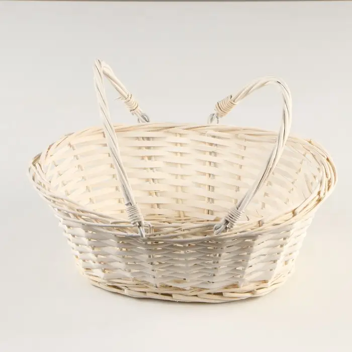 Корзинка с подвижными ручками, 32 х 25 х 13 см, ива Корзинка с подвижными ручками, 32 х 25 х 13 см, ива