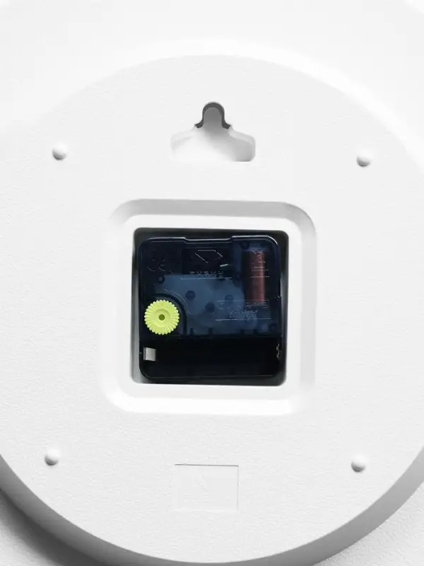 Часы настенные классические, бесшумные, плавный ход, d=39.5 см, белые, от батарейки 1&times;АА