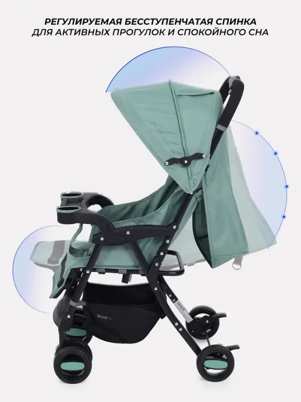 Коляска детская RANT basic UNO, Green, Зеленый