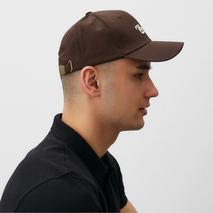 Кепка MINAKU "Vintage", цвет коричневый, размер 54-56