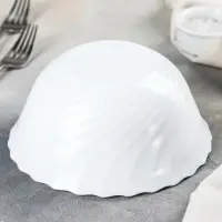 Салатник Luminarc Trianon, 1 л, d=18 см, стеклокерамика, белый