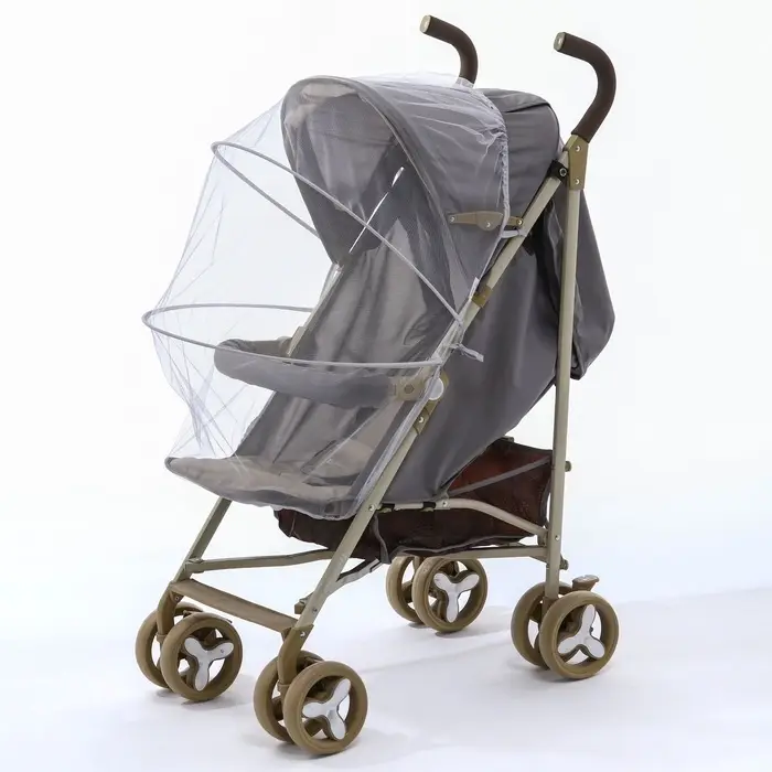 Москитная сетка с планкой, белая, окантовка серая