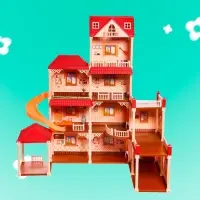 Кукольный домик &laquo;Мой милый дом&raquo;, с куклами 2 шт., 388 деталей, с аксессуарами