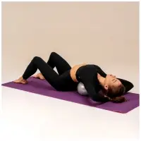 Мяч для йоги и пилатеса Sangh, d=25 см, 100 г, серый