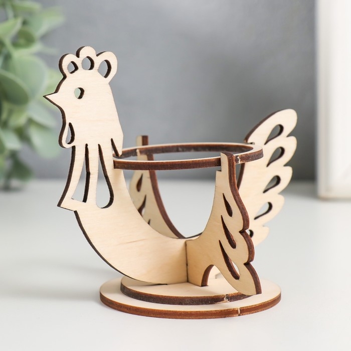 Подставка Пасхальная  Подставка Пасхальная "Курочка" 9,5х8,5х8,3 см (набор 5 деталей)