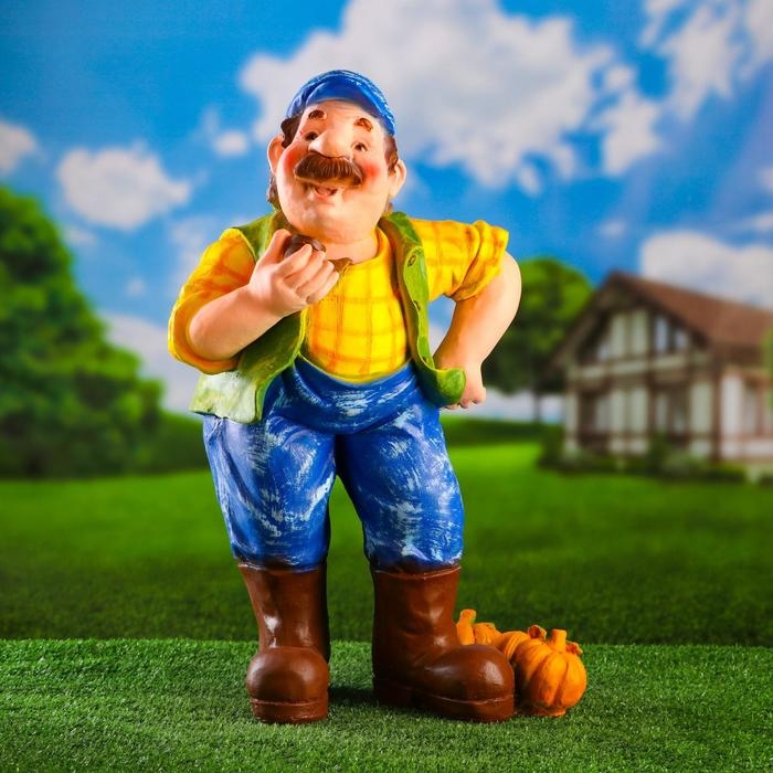 Садовая фигура  Садовая фигура "Дачник" 58х37см