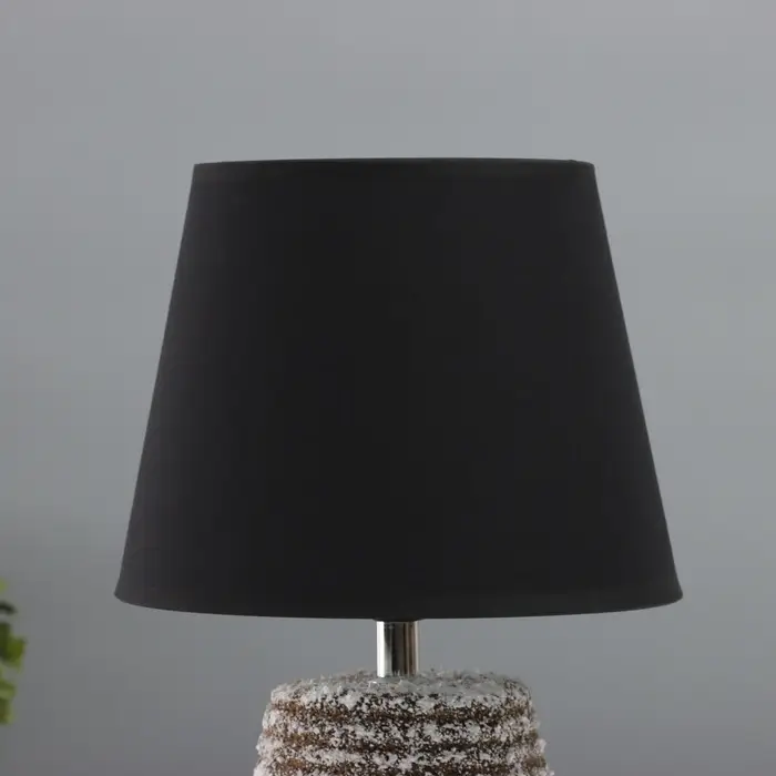Лампа настольная RISALUX &laquo;Бию&raquo;, 40 Вт, Е14, коричневая, 19.5&times;19.5&times;32 см