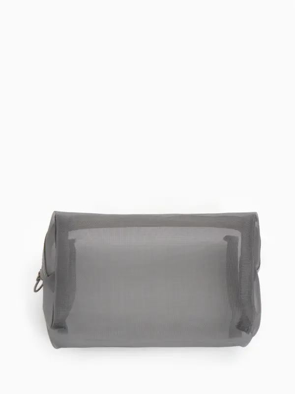 Косметичка дор Сетка 18*7,5*10, отд на молнии, серый Косметичка дор Сетка 18*7,5*10, отд на молнии, серый