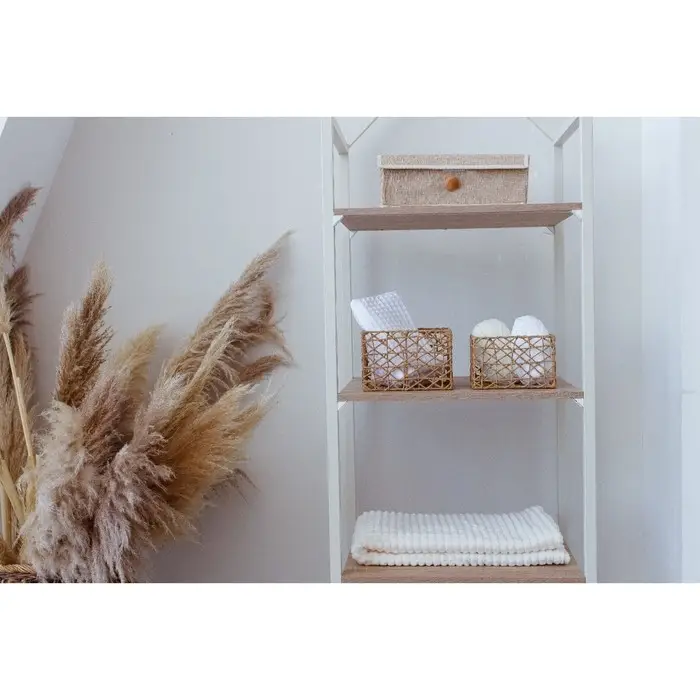 Корзины для хранения LaDо́m &laquo;Паутинка&raquo;, 4 шт., ручной работы, бежевые