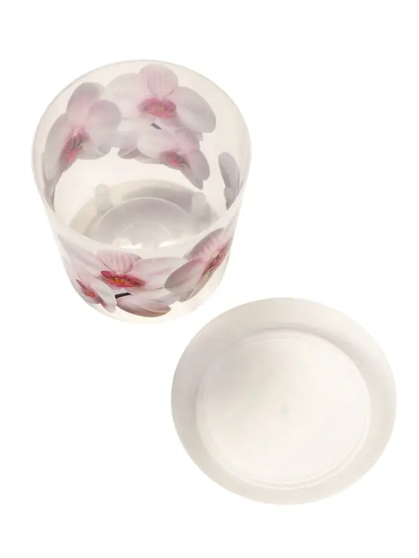 Горшок для орхидей с поддоном IDEA &laquo;Деко&raquo;, 1.2 л, пластиковый, белый