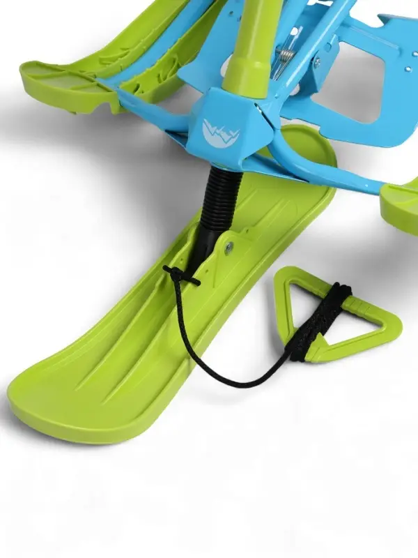 Снегокат, лимонный, голубой, ТСП/ГЛ Nika Kids Снегокат, лимонный, голубой, ТСП/ГЛ Nika Kids