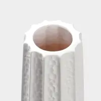 Ваза напольная керамика "Тиаго" 57х14 см, белый