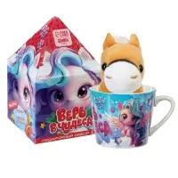 Milo toys Набор "Снежный сюрприз" мягкая игрушка в кружке