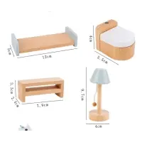 Кукольный домик с мебелью