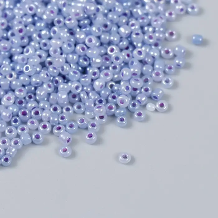 Бисер стекло 12/0  Бисер стекло 12/0 "Цветная серединка. Васильковый" 30 гр