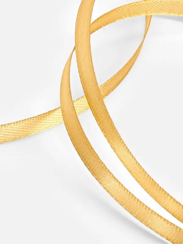 Лента атласная, 6 мм, 23&plusmn;1 м, золотисто-бежевая №186