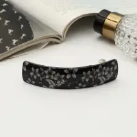 Заколка - автомат для волос &laquo;Блеск ночи&raquo;, 9 см