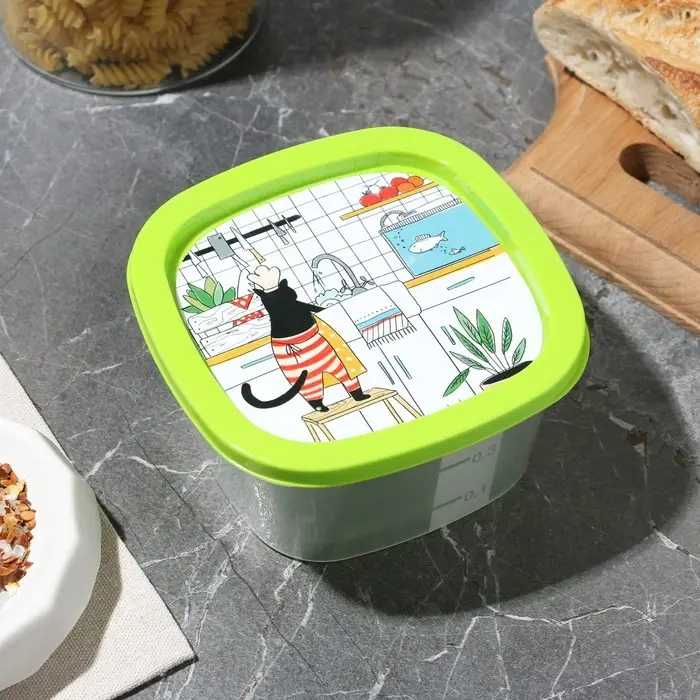 Ланч-боксы «Домашний уют», набор 4 шт.: 230 мл, 500 мл, 900 мл, 1550 мл Ланч-боксы «Домашний уют», набор 4 шт.: 230 мл, 500 мл, 900 мл, 1550 мл