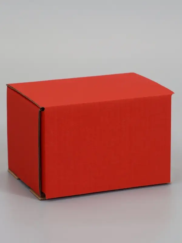 Коробка самосборная, красная, для подарков, хранения и отправки посылок, 17&times;12&times;10 см