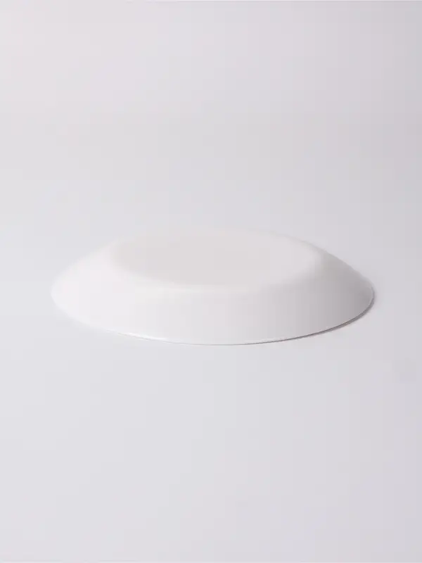 Тарелки десертные WhiteOpal, набор 6 шт., размер одной тарелки 18&times;18&times;2 см, стеклокерамика, белая