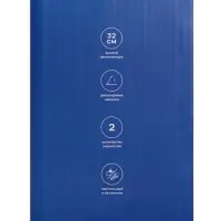 Вентилятор настольный Luazon LOF-04, осевой, 15 Вт, 15 см, 2 режима, бело-голубой