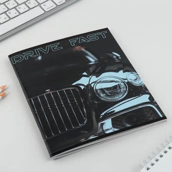 Тетрадь в клетку, 48 л., А5, на скрепке, блок №2 «Машины» МИКС Тетрадь в клетку, 48 л., А5, на скрепке, блок №2 «Машины» МИКС