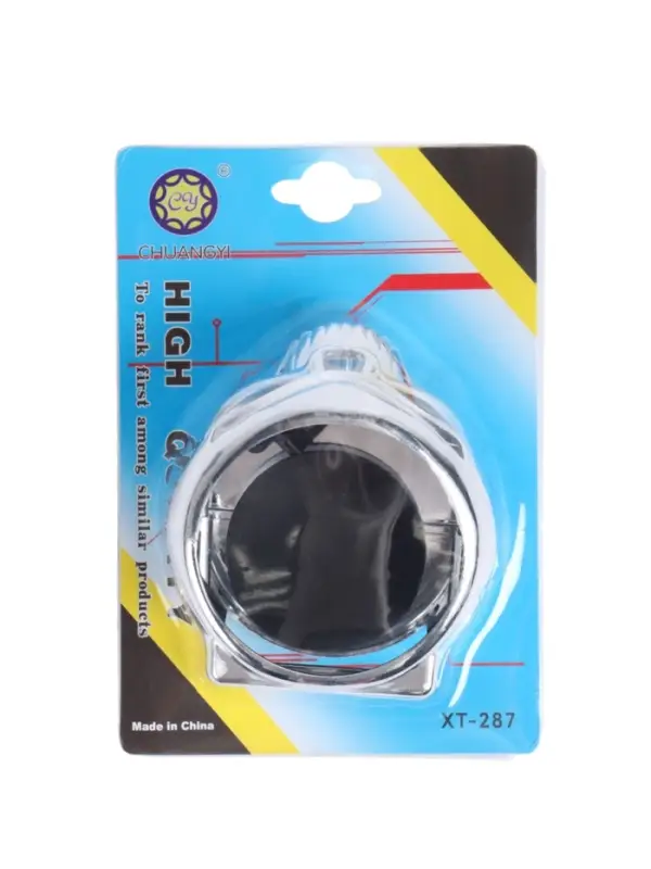 Подстаканник в дефлектор автомобиля &laquo;Череп&raquo; серебро