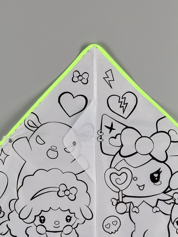 Funny toys Воздушный змей - раскраска,кролик и друзья, 80 см Funny toys Воздушный змей - раскраска,кролик и друзья, 80 см