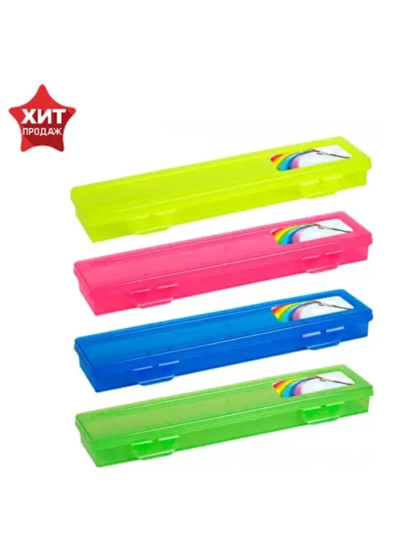 Пенал для кистей Стамм Primavera, 350&times;85&times;35 мм, футляр пластиковый, микс (цена за 1 шт.)