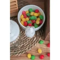 Салатник Доляна &laquo;Ёжик в золотом&raquo;, 300 мл, 12.5&times;10.2&times;8.7 см, белый