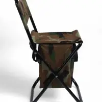 Стул туристический maclay, 35&times;28&times;58 см, до 90 кг, с сумкой, складной, со спинкой, хаки