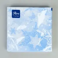 Салфетки бумажные трёхслойные «Снежный вальс» 33х33, 20 шт