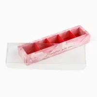 Коробка под 5 конфет с ячейками &laquo;Подарок для тебя&raquo;, 6&times;23&times;3 см