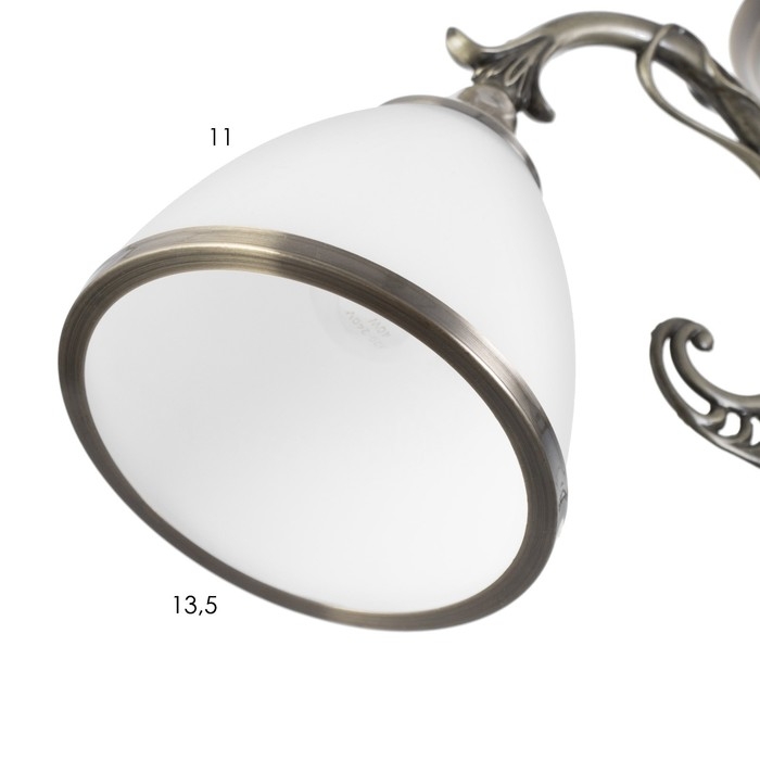 Люстра Люстра "Диего" 3xE27 40Вт бронза 50x50x28см