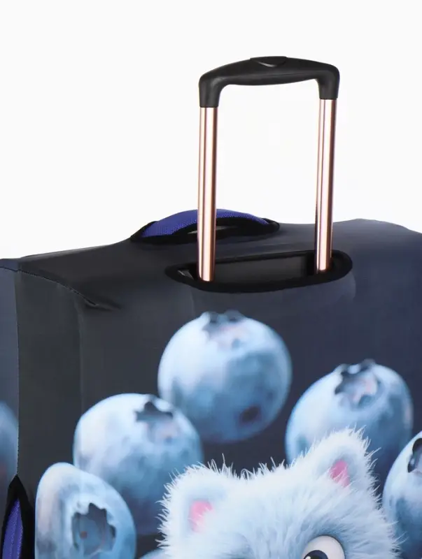 Чехол для чемодана &laquo;Пушистик&raquo;, 20", синий
