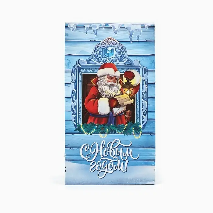 Пакет подарочный без ручек «Дедушка Мороз», 10×19.5×7 см Пакет подарочный без ручек «Дедушка Мороз», 10×19.5×7 см