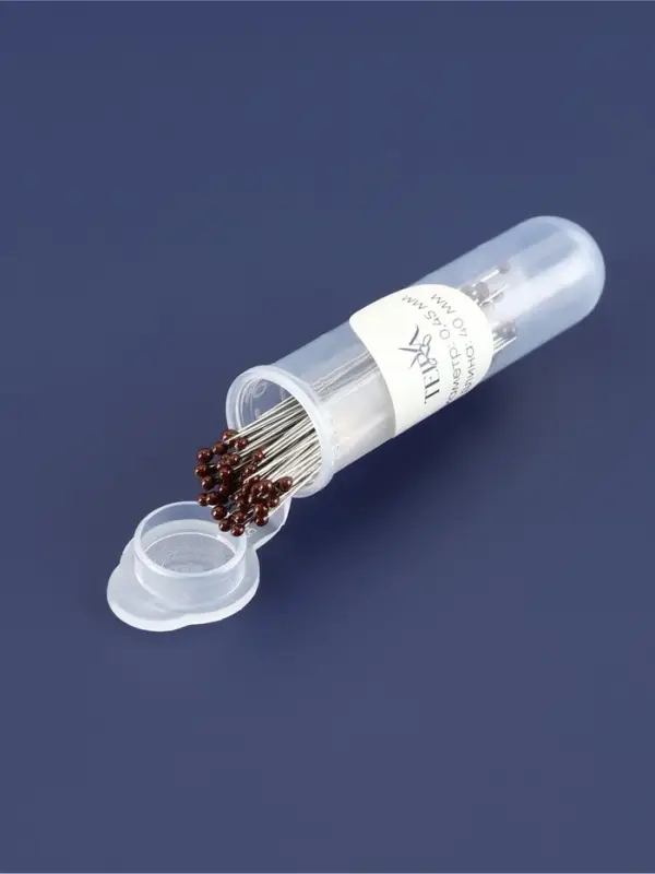 Булавки портновские TEIRA, 40 мм, d=0.45 мм, 50 шт., стальные
