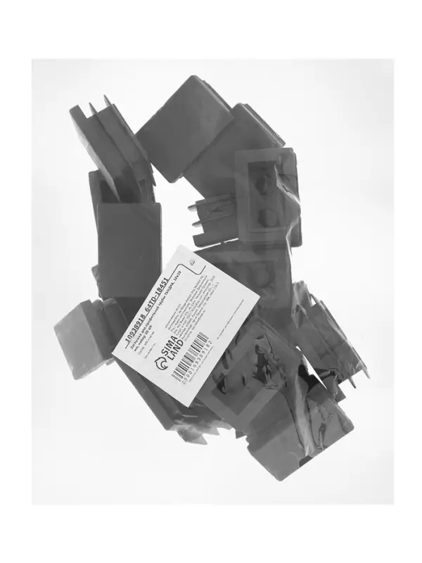 Заглушка для профильной трубы ТУНДРА, 30&times;20 мм, набор 20 шт.