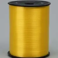 Лента для декора, подарков и шаров, жёлтый, 0.5 см &times; 500 ярдов