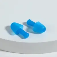 Беруши, 2.5×1 см, в футляре, фасовка 10 шт., силиконовые, МИКС