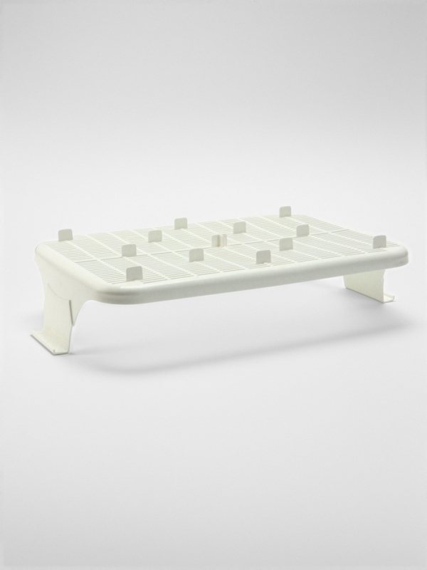 Туалет с сеткой, 44х33х11,5 см, коричневй/белый