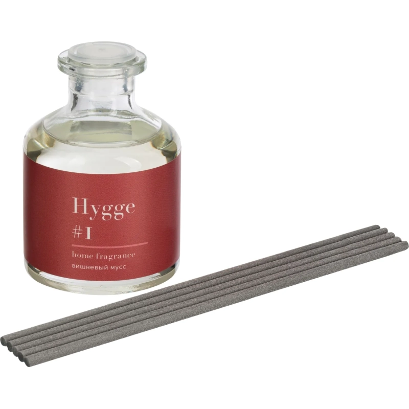 Аромадиффузор с палочками Hygge #1 Вишневый мусс 50 мл АР 100-013