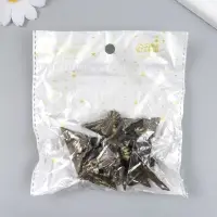 Уголок (ножка) для шкатулки металл "Фигурная" бронза набор 8 шт 2,9х4 см Уголок (ножка) для шкатулки металл "Фигурная" бронза набор 8 шт 2,9х4 см