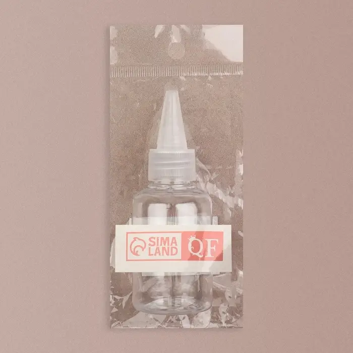 Бутылочка для хранения, 50 мл, твист-крышка, прозрачная Бутылочка для хранения, 50 мл, твист-крышка, прозрачная