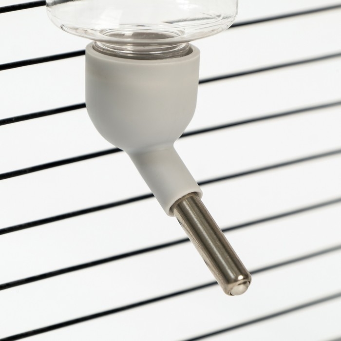 Поилка для грызунов Поилка для грызунов "Пижон", 250 мл, серая