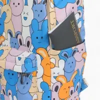 Рюкзак школьный &laquo;Зайки&raquo;, с пеналом, 29&times;12&times;41 см, разноцветный