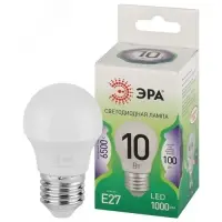 Лампа светодиодная LED 10 Вт 1000Лм 6500К шар холодный E27 220-240В LED P45-10W-865-E27 Green Line